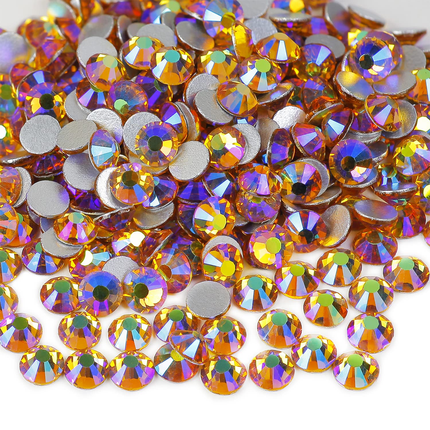 Amazon.com: Genie Crystal 1440 PCS Topaz AB Rhinestones SS20, 5mm